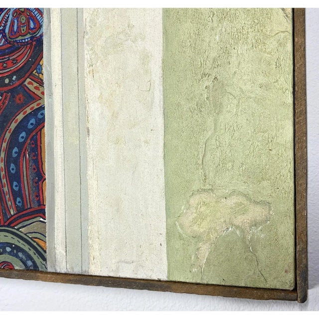 1980s Large Signed Philip Behymer Mid-Century Modern Portrait Museum-Collected Texas Artist 1983 For Sale - Image 14 of 18