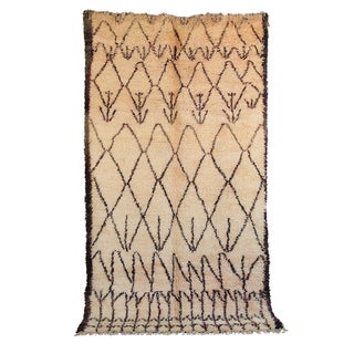 Vintage Beni Ourain Moroccan Rug - 6'6" X 14'5" For Sale