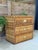 Vintage Woven Rattan Three-Drawer Chest With Braided Trim and Brass Hardware For Sale - Image 11 of 11