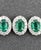 14.11 Ct Natural Emerald & Diamond Bracelet For Sale - Image 4 of 8