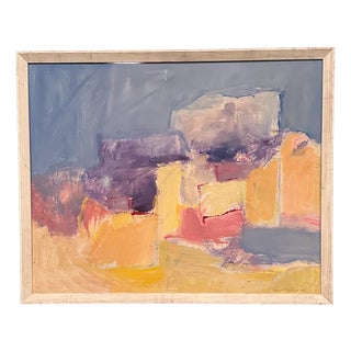 Aulikki Bondeson, Abstract Composition, 1994, Oil on Panel, Framed For Sale