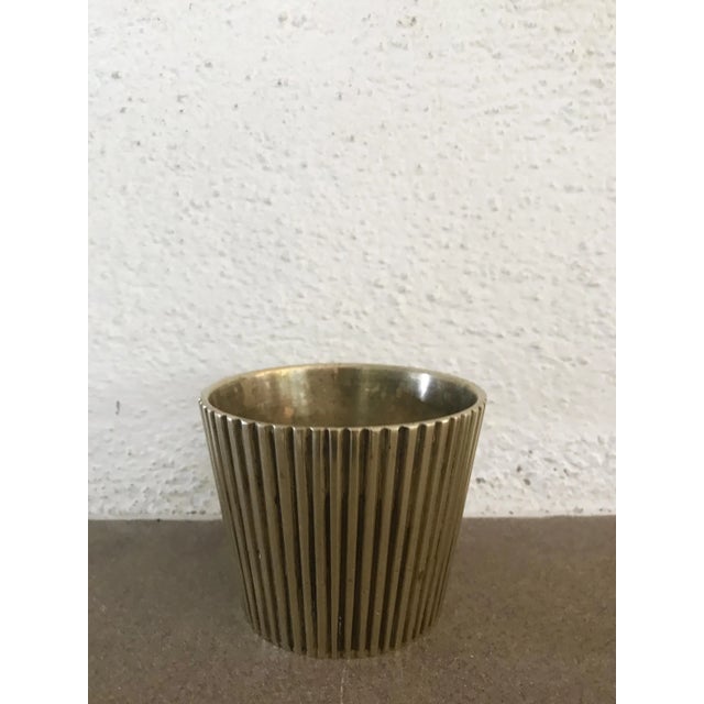 Vintage Brass Vase, 1950s For Sale - Image 6 of 6