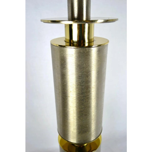 Laurel Lighting Inc. Laurel Lighting | Large Brushed Aluminum Table Lamp For Sale - Image 4 of 5