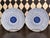 Antique Chinese Qing Dynasty Blue & White Porcelain Plates, Pair of 9" For Sale - Image 4 of 9