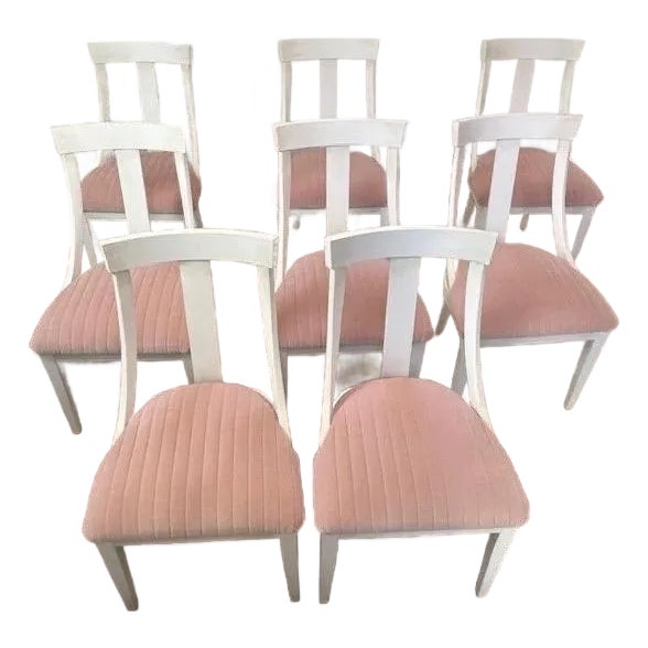 Set of 8 Sarreid Deco Side Chairs For Sale