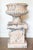 Pair of English Edwardian Period 1900s Reconstituted Stone Urns with Lion Heads For Sale - Image 14 of 14