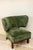 1940s Otto Schultz Green Corduroy Lounge Chair For Sale - Image 4 of 10