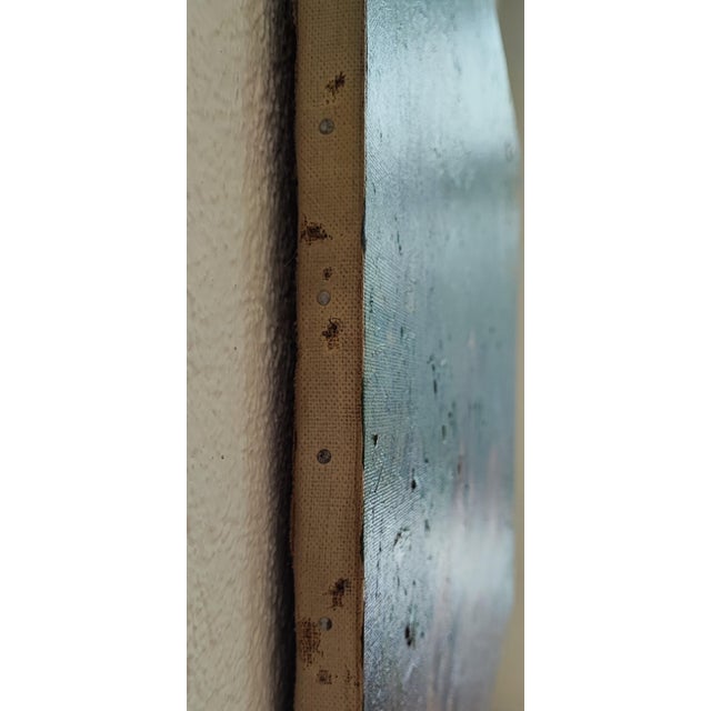 Robert Franz Curry, Chien et faon, Oil on Canvas For Sale - Image 8 of 10