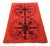 Mid-Century Modern Axminster Orange Flokati Rug in Wool, United Kingdom, 1970s For Sale