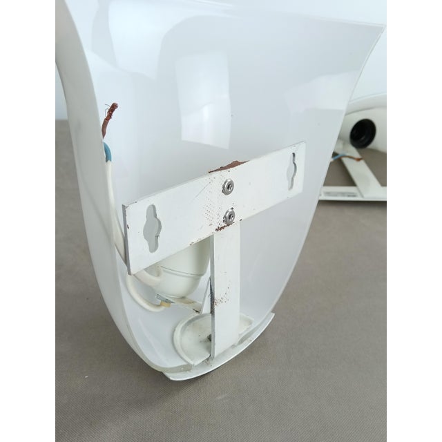 Half-Bell Wall Sconces in Opaline Glass, France, 1970, Set of 2 For Sale - Image 6 of 10