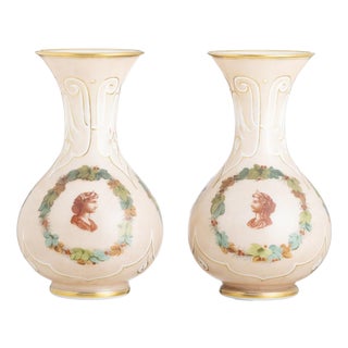 19th Century Glass and Crystal Jugs, Set of 2 For Sale