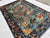 Islamic Blue Afghan Pictorial Tree of Life Hand-Knotted Wool Rug - 9'9" X 6'7" For Sale - Image 3 of 17