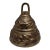 Large Textured Metal Brass Bell For Sale