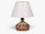 1970s Mid Century Modern Tingkeramik Følle, Small Table Lamp, Brown Glazed Stoneware For Sale - Image 4 of 11