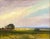 The School of Paris Oil Painting of a Landscape With Distant Poppyfields by Satori Gregorakis For Sale - Image 3 of 3