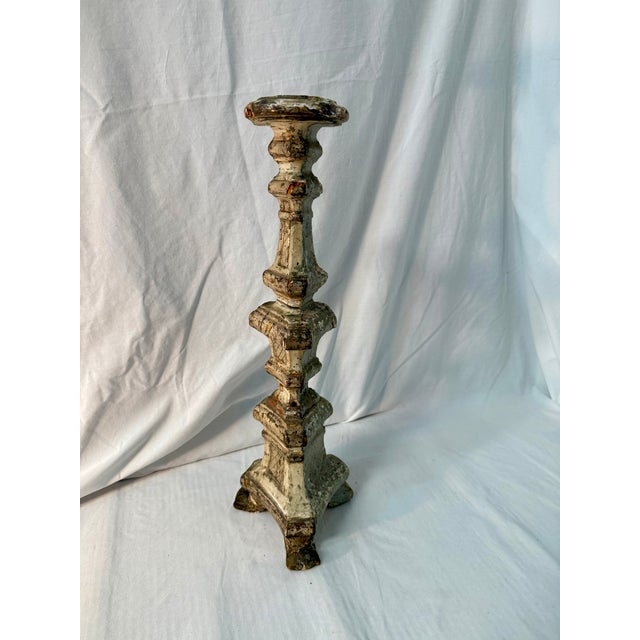 French, Antique, Pricket Candlestick, 1800s For Sale - Image 9 of 10