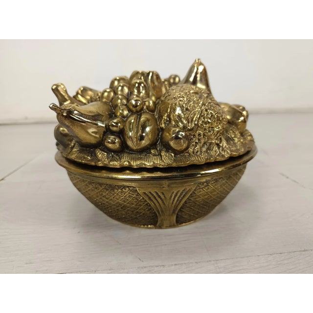 Ice Bucket with Golden Fruit Salad by Mauro Manetti, 1970s For Sale - Image 4 of 15