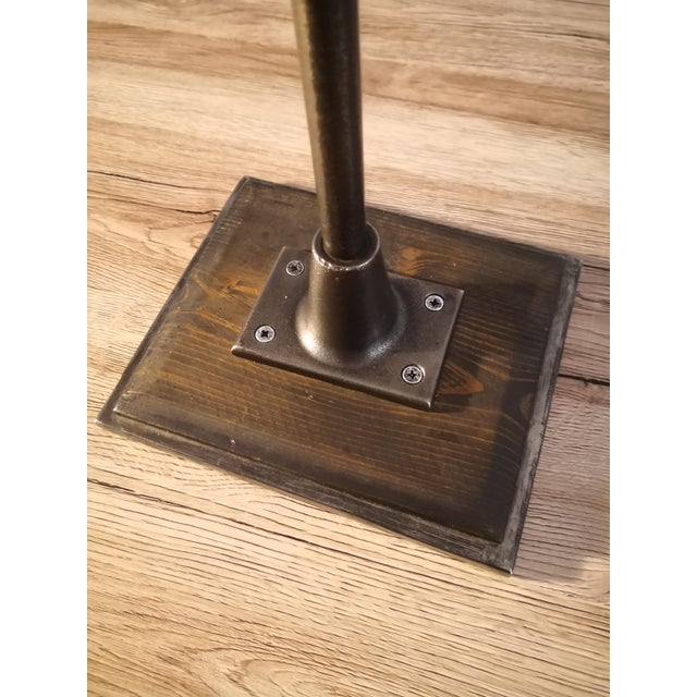 Mid-Century Modern Ceiling Lamp with Hubble Socket and Shade from O.C.White, 1930 For Sale - Image 3 of 9