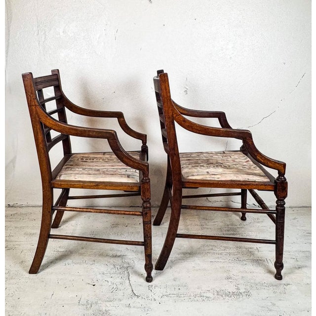 Late 19th Century Late 19th Century Aesthetic Movement Dining Chairs, Set of 6 For Sale - Image 5 of 18