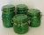 Andrea by Sadek Green Vintage Kitchen Storage Jars - Set of 4 For Sale - Image 10 of 10