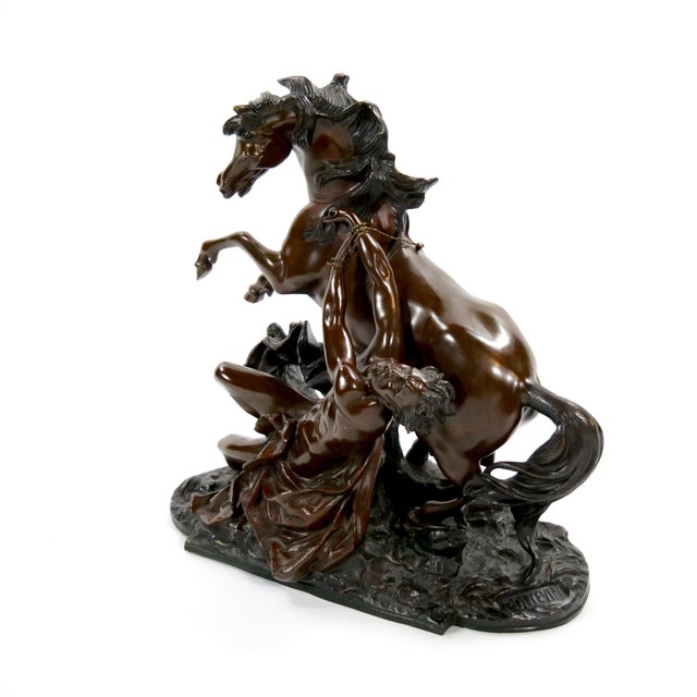 French 19th Century Bronze Sculpture of Hippolytus After Philippe Poitevin 1831 For Sale - Image 4 of 12