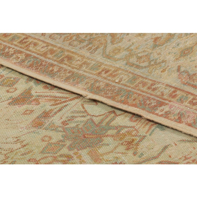 Textile Oversized Persian Mahal Rug With Farahan Inspired Floral Patterns - Rug & Kilim For Sale - Image 7 of 7