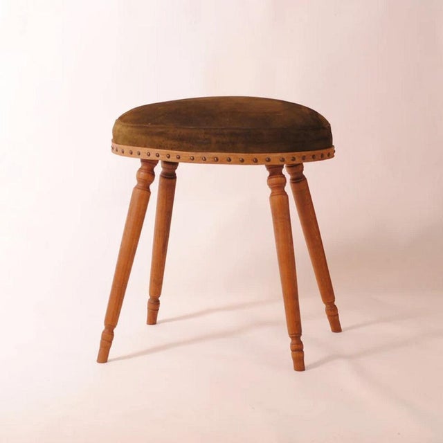 Antique French Farmhouse Stool, 1800s For Sale - Image 5 of 11