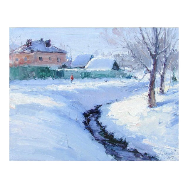 Yuriy Demiyanov, Drifts, 2017, Oil on Canvas For Sale