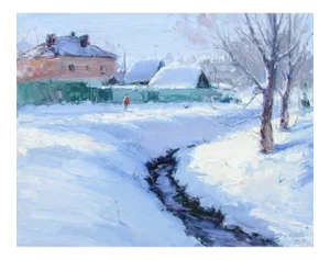Yuriy Demiyanov, Drifts, 2017, Oil on Canvas