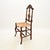 Wood Antique French Provincial Walnut Dining Chairs, 1860, Set of 4 For Sale - Image 7 of 11