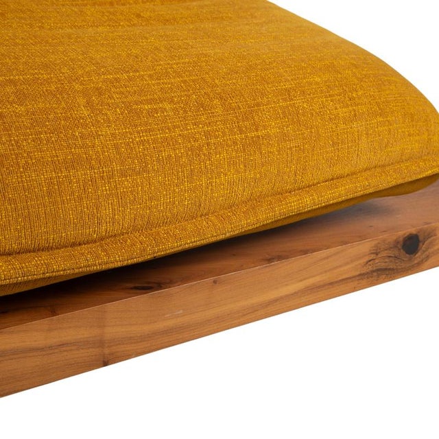 Yellow Yellow Gold Fabric Free Motion Edit 2 Lounger Electric Function from Koinor For Sale - Image 8 of 16