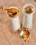 Ivory Vintage Lenox Ivory and 24 Karat Gold Salt Shaker and Pepper Grinder For Sale - Image 8 of 9