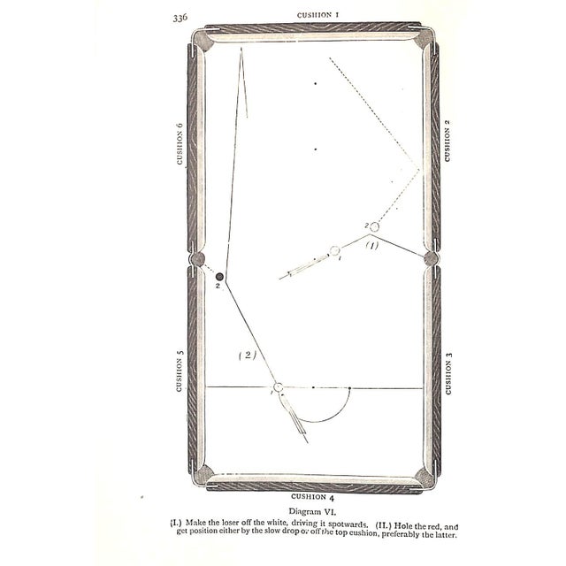 Paper "The Badminton Library: Billiards" 1906 Broadfoot, Major W., r.e. For Sale - Image 7 of 10