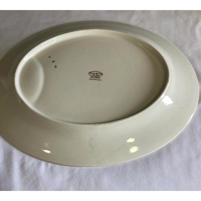 Ceramic Vintage Theodore Haviland Porcelain Oval Serving Platter For Sale - Image 7 of 8
