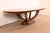 Henredon Henredon Art Deco Ash and Burl Wood Parquet Top Pedestal Extension Dining Table, Newly Refinished For Sale - Image 4 of 15
