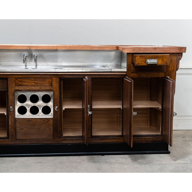 Vintage Copper and Oak Countertop, 1960s For Sale - Image 9 of 18