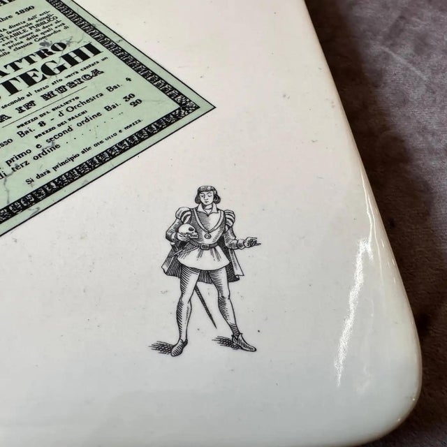 Mid-Century Modern 1950s Mid-Century Modern Albisola Ceramic Italian Vide-Poche by Ivos Pacetti For Sale - Image 3 of 12