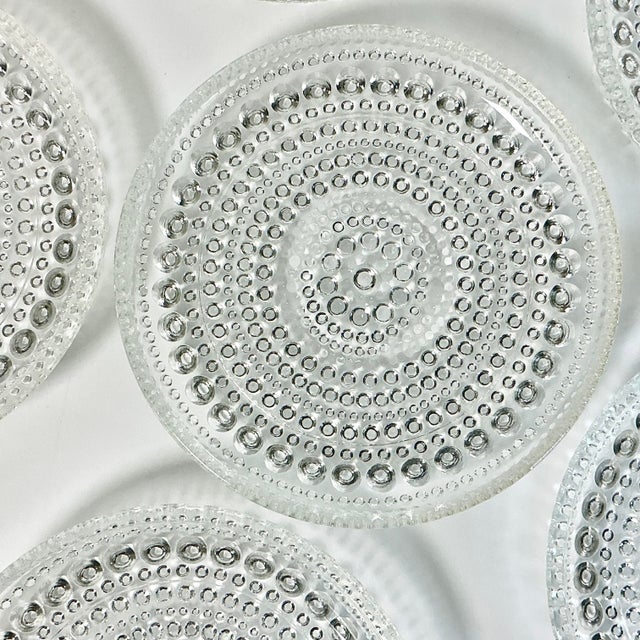 1980s Vintage Chippendale Hollywood Regency Crystal Coasters - Set of 6. For Sale - Image 10 of 11