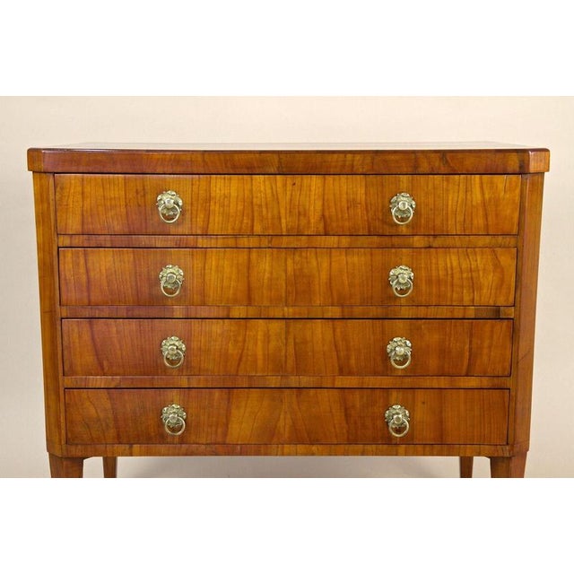 Biedemeier Cherrywood Chest of Drawers, Austria, 1830s For Sale - Image 3 of 17