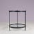 Round Trolley Black Metal with Two Glass Tops by Janni Van Pelt NL, 1960s For Sale - Image 6 of 8