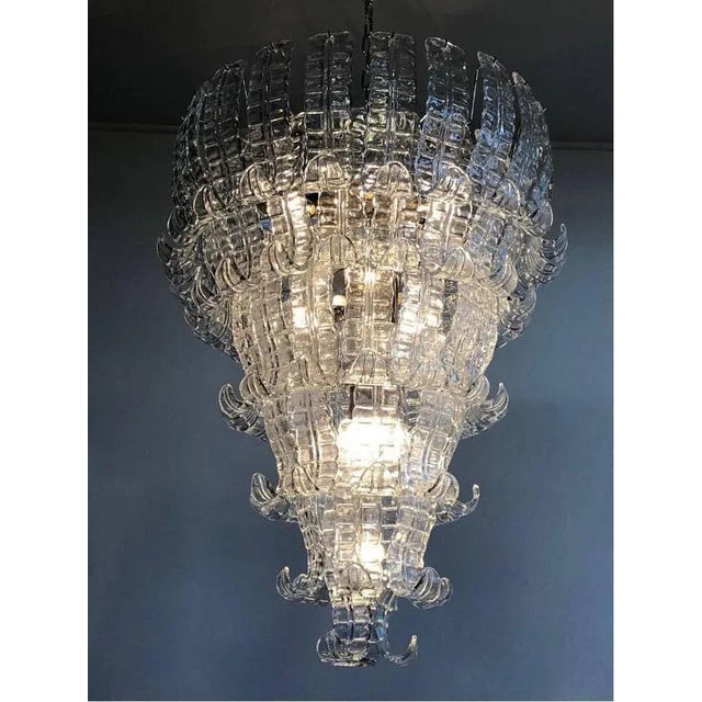 Murano Glass Chandelier from Felci, Italy, 1980s For Sale - Image 9 of 15