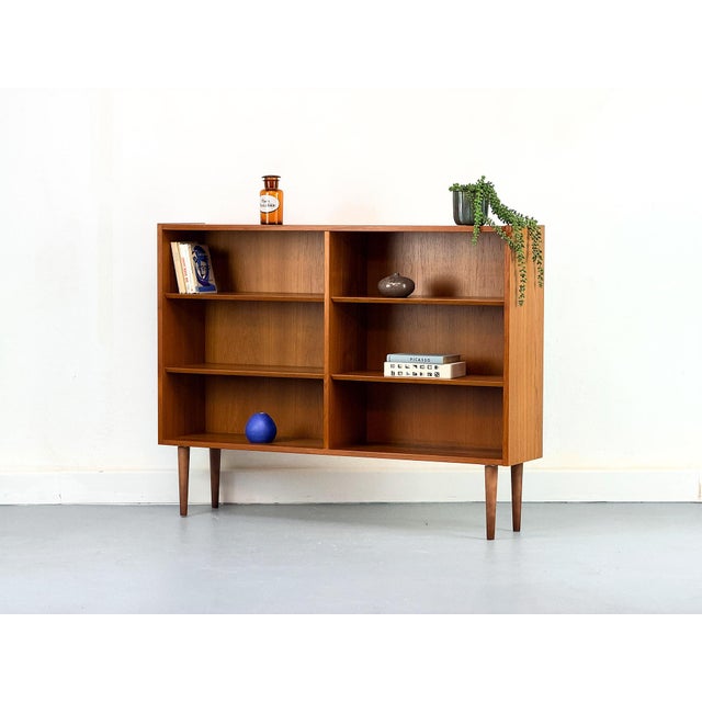 Vintage Danish Teak Bookcase by Carlo Jensen for Hundevad & Co., 1960s For Sale - Image 16 of 17