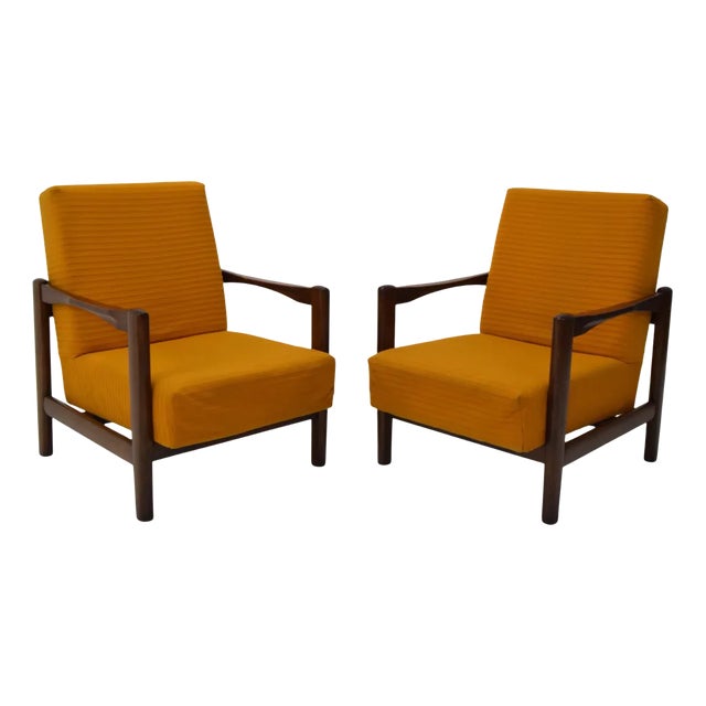 Set of Mid-Century Armchairs, 1960s For Sale