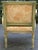 Textile Vintage French Regency Parcel Gilt Upholstered Accent Armchair For Sale - Image 7 of 12
