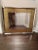 Vintage Glass Gold and Silver-Tone Mirror For Sale - Image 10 of 10