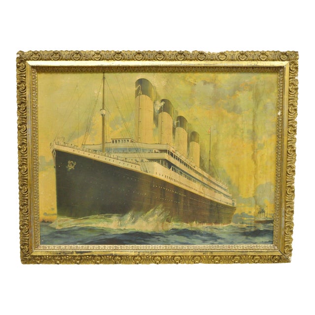 poster vintage del Titanic