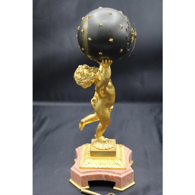 Small Mystery Clock by Ferdinand Gervais, 19th Century For Sale - Image 3 of 8