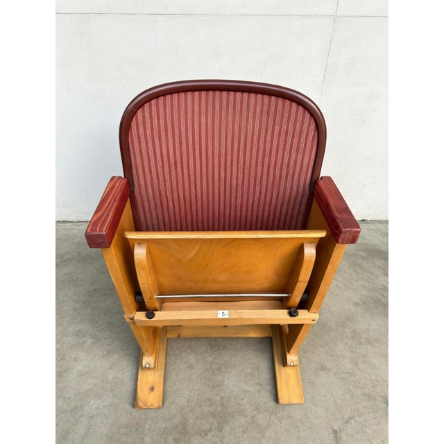 East German Theatre Chair, 1960s For Sale - Image 9 of 11