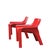 Mid-Century Modern Set of Red Vicario Chairs by Vico Magistretti for Artemide, Italy, 1970s For Sale - Image 3 of 8