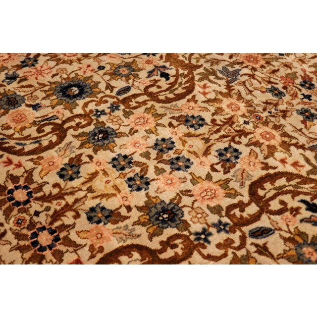 2020s Pasargad Home Lavar Lamb's Wool Area Rug, 13' 9" X 15' 4", Beige For Sale - Image 5 of 7